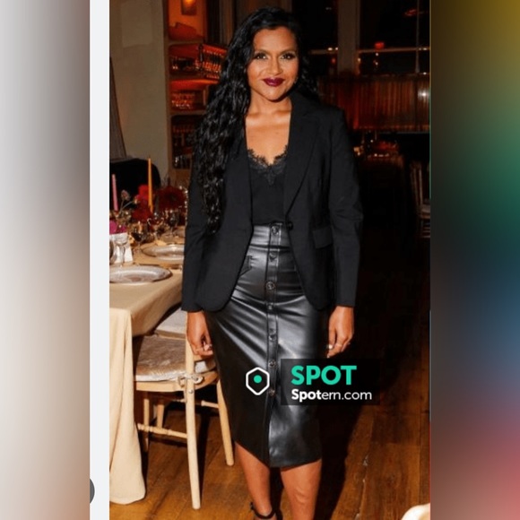 BARRIE VEGAN LEATHER SKIRT - Picture 6 of 8